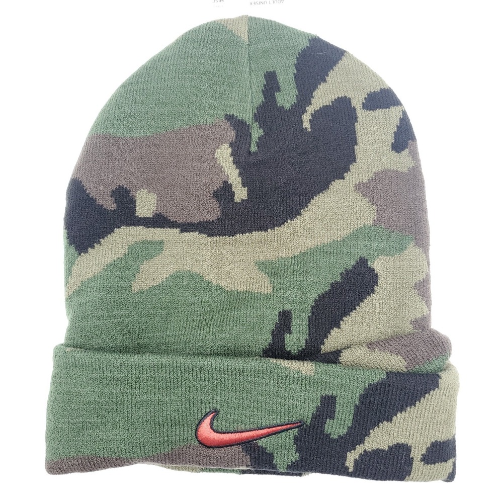 Alabama Crimson Tide Beanie Mens Nike Military Appreciation Green Camouflage - Picture 2 of 2
